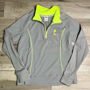 Victorias Secret Athletic Quarter Zip Athletic Top